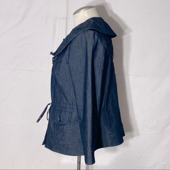 LIGHT Chambray Petticoat Jacket M - Picture 4 of 12